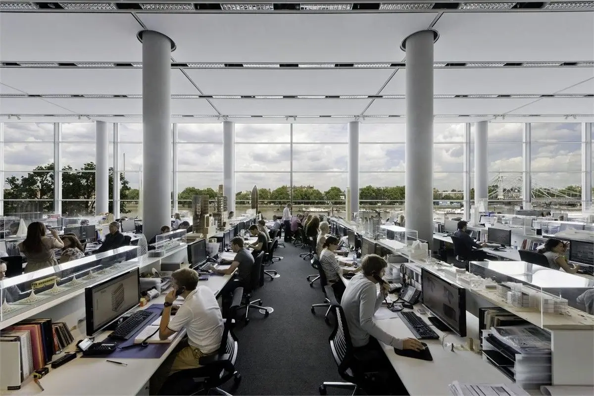 Large open office for a big team