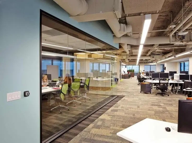 A modern, high-tech workspace
