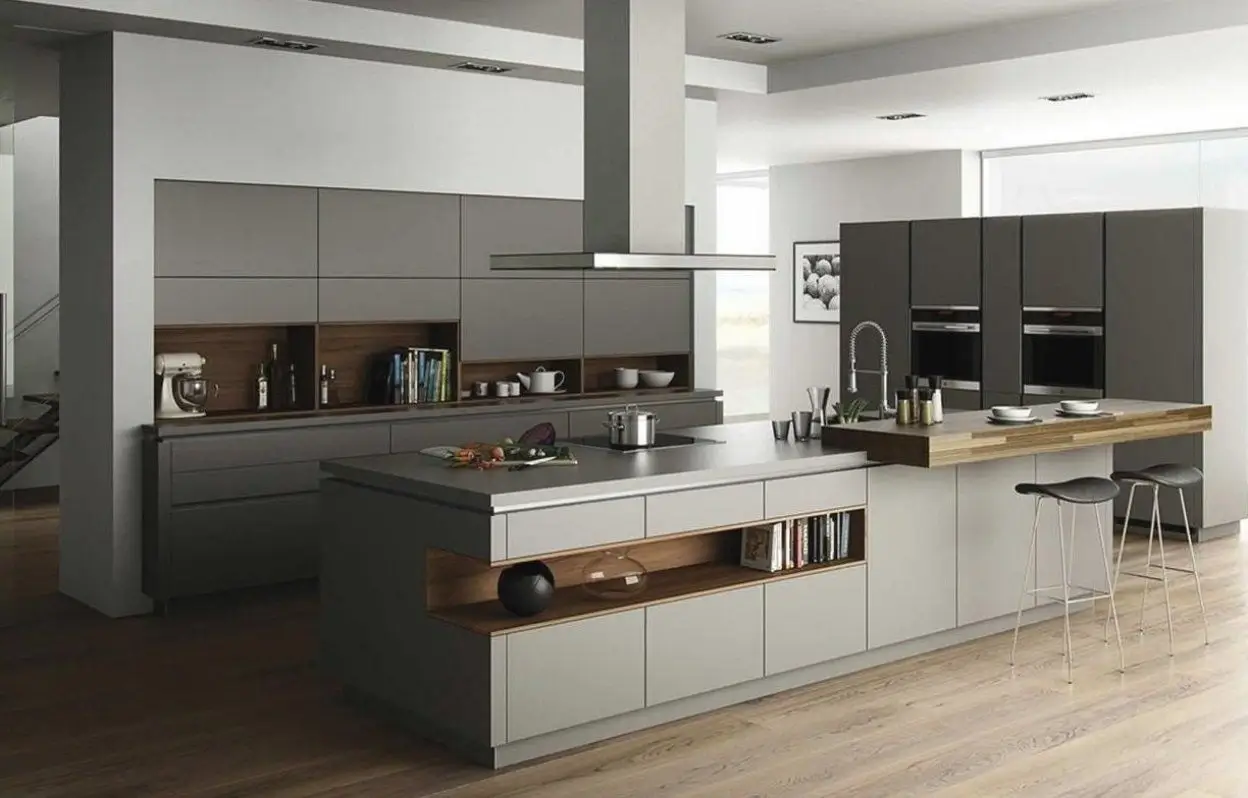 Modern kitchen and coffee bar